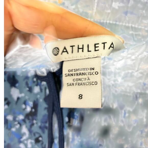 NWT Avenue Wide Leg Crop Pant Granite Blue Normcore Casual Errands Relaxed 8 - Picture 3 of 5